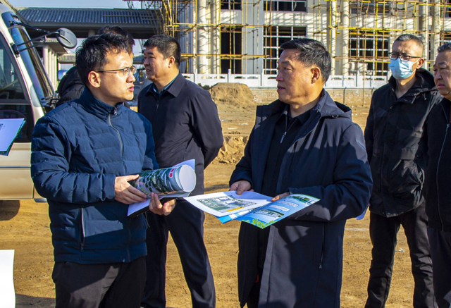 魏元平调研市殡仪馆项目建设